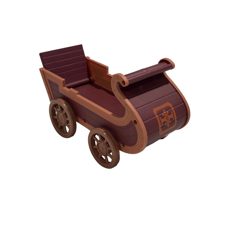 Hasbro Frozen 2 Kristoff Sleigh Wagon Toy Plastic Rolling Wheels Unboxed